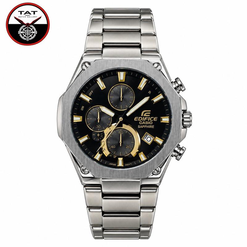 ساعت مچی مردانه کاسیو ادیفایس سه موتوره کرنوگراف با گارانتی و جعبه CASIO EDIFICE