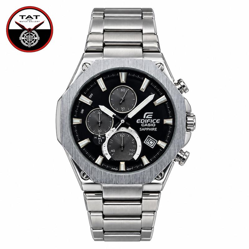 ساعت مچی مردانه کاسیو ادیفایس سه موتوره کرنوگراف با گارانتی و جعبه CASIO EDIFICE