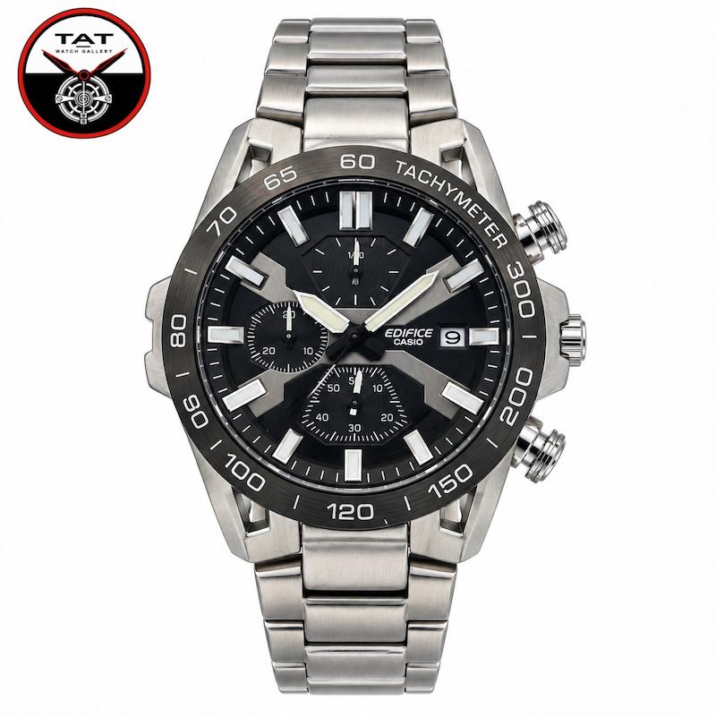 ساعت مچی مردانه کاسیو ادیفایس سه موتوره کرنوگراف با گارانتی و جعبه CASIO EDIFICE