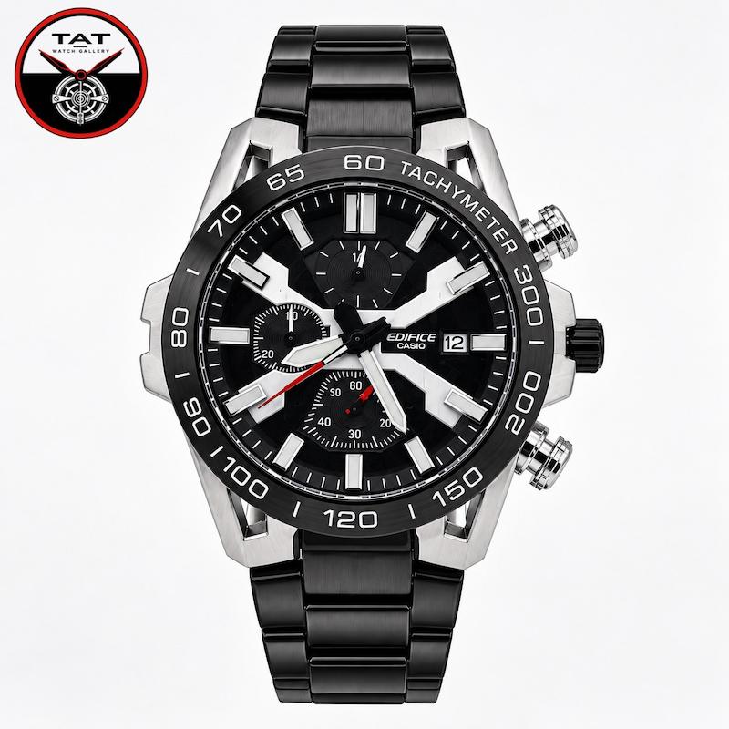 ساعت مچی مردانه کاسیو ادیفایس سه موتوره کرنوگراف با گارانتی و جعبه CASIO EDIFICE