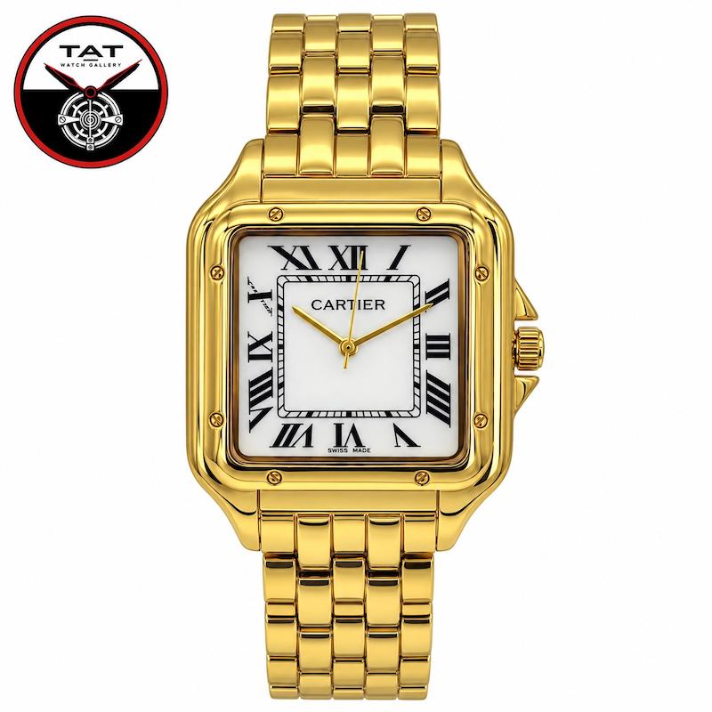 ساعت مچی مردانه کارتیر سانتوس دارای گارانتی و جعبه Cartier Santos
