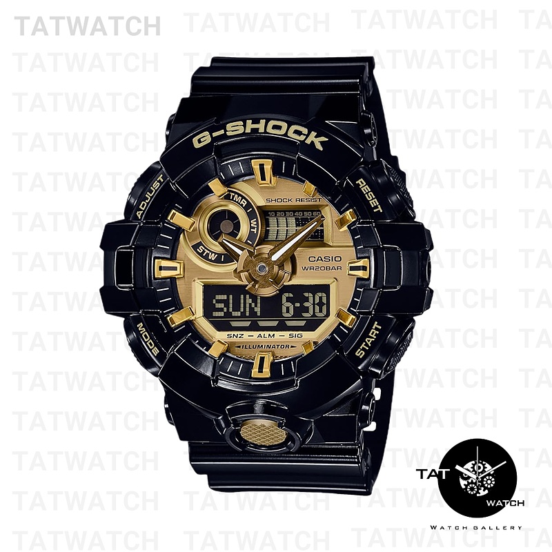 ساعت کاسیو جی شاک مشکی‌ مدل  Casio G-Shock GA-710GB-1A