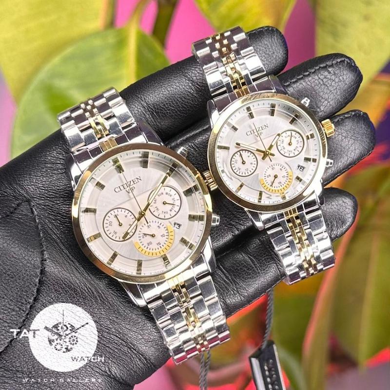 ساعت ست مردانه زنانه سیتیزن سه موتوره با گارانتی citizen