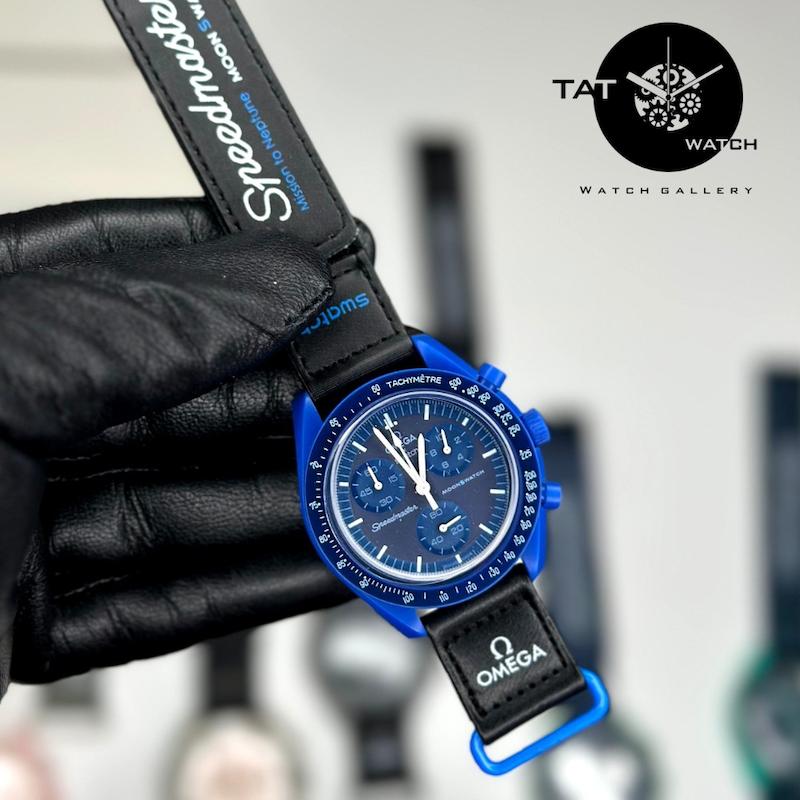 ساعت امگا سواچ نپتون Neptune سه موتور فعال ۱۲ ماه گارانتی omega swatch