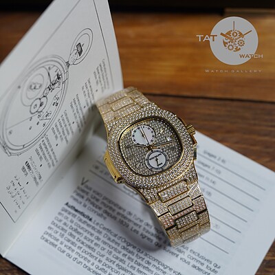 ساعت مردانه پتک فیلیپ ناتیلوس Patek Philippe( فول نگین )