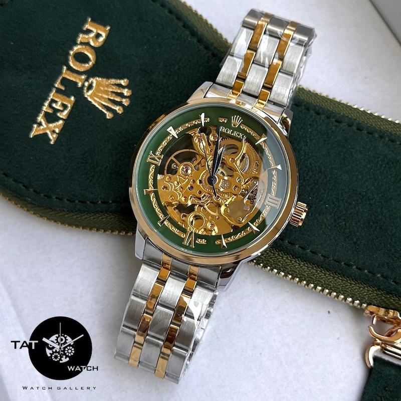 ساعت مردانه رولکس موتور اتوماتیک کوکی نبضی با گارانتی رنگبندی Rolex