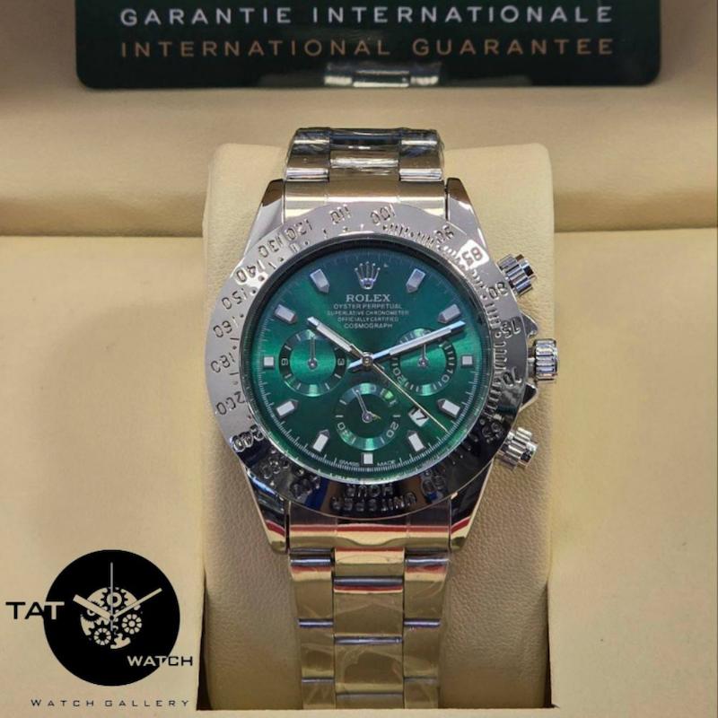 ساعت مردانه رولکس دیتونا طرح سه موتوره با گارانتی در رنگبندی rolex