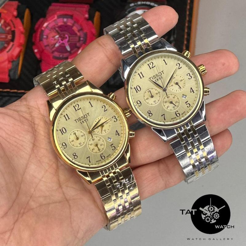 ساعت مچی مردانه تیسوت سه موتوره کرنوگراف در رنگبندی با گارانتی یکساله TISSOT