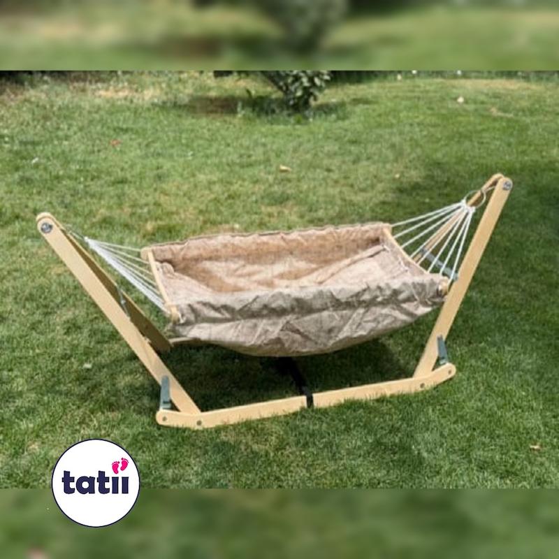 ننو و گهواره سنتی نوزاد تاتی طرح پتینه کرم