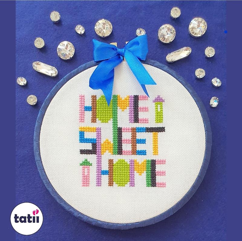 دیوارکوب شماره دوزی خونه خوبه بوی مامانم رو میده