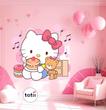 برچسب و استیکر دیواری کودک تاتی کیتی