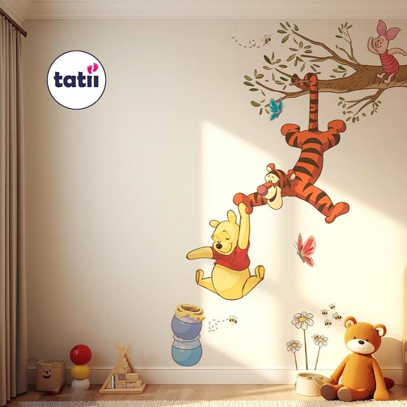 برچسب و استیکر دیواری کودک تاتی پو