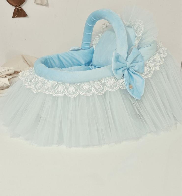 گهواره حصیری پرنسسی نوزاد تاتی مدل سپهر