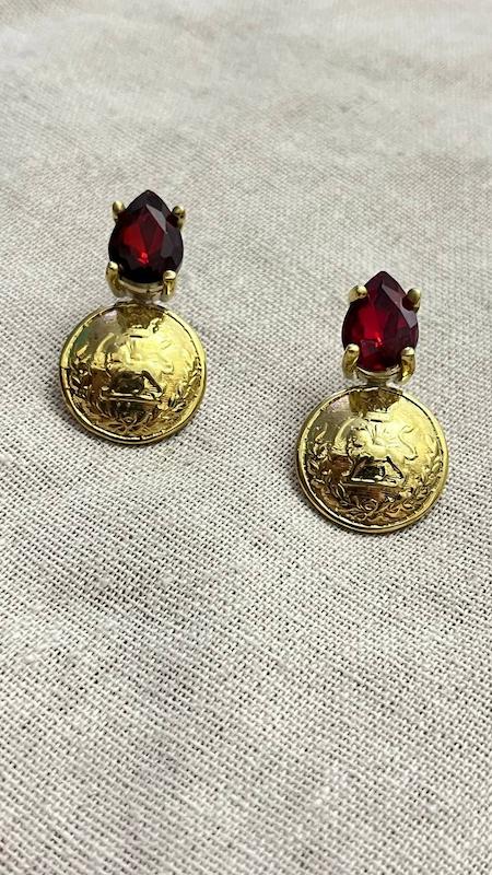 گوشواره سکه پهلوی