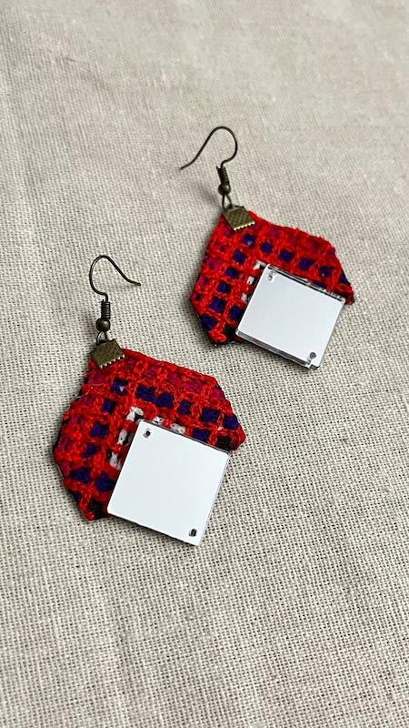 گوشواره سوزندوزی