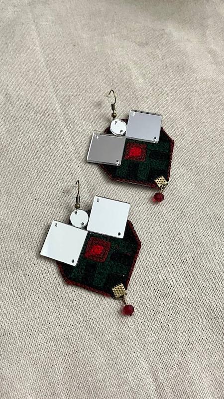 گوشواره سوزندوزی