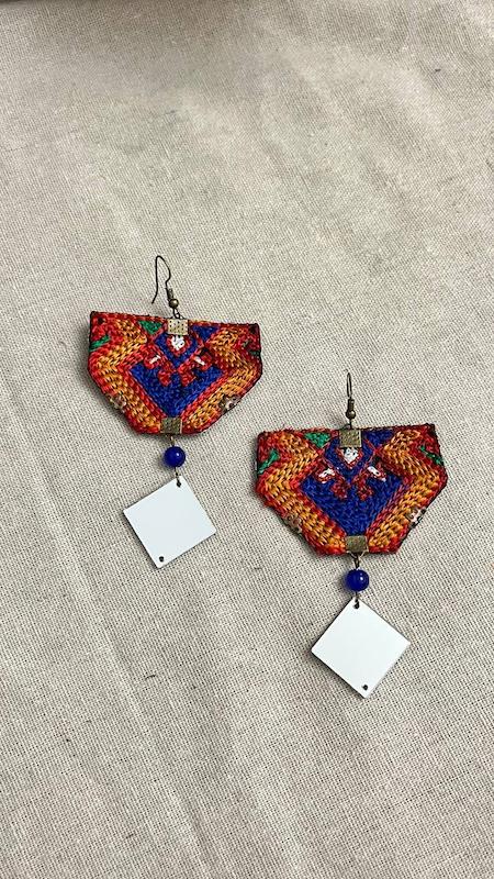 گوشواره سوزندوزی