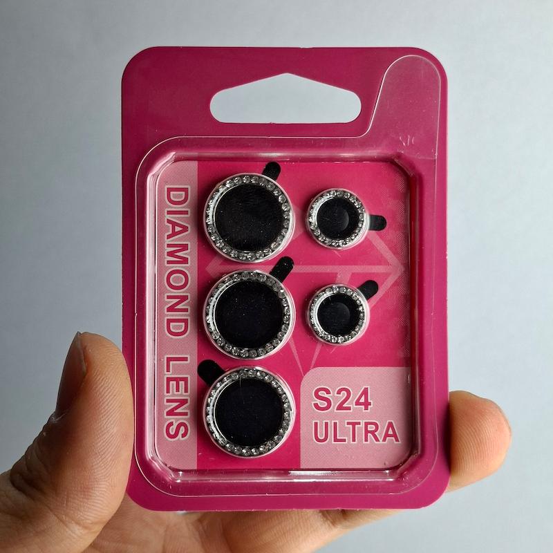 محافظ لنز Galaxy S24 Ultra نگین دار دوربین سامسونگ گلگسی s 24 اولترا