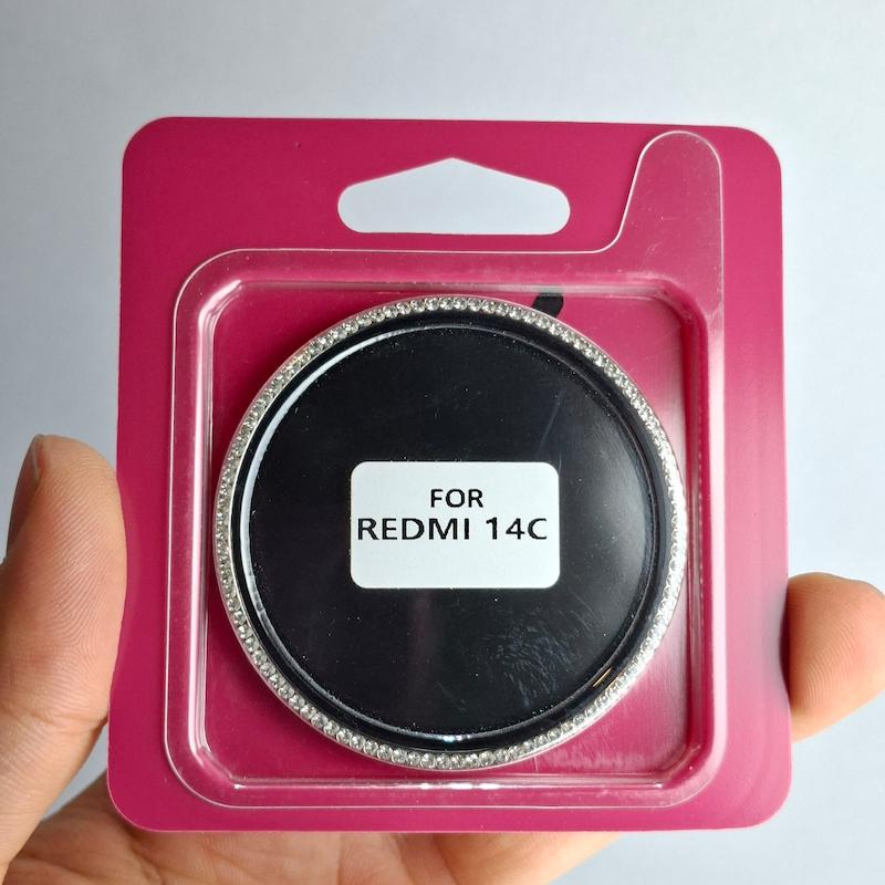 محافظ لنز A3 Pro / Redmi 14C / POCO C75 نگین دار دوربین شیائومی ردمی ۱۴ سی و پوکو سی ۷۵