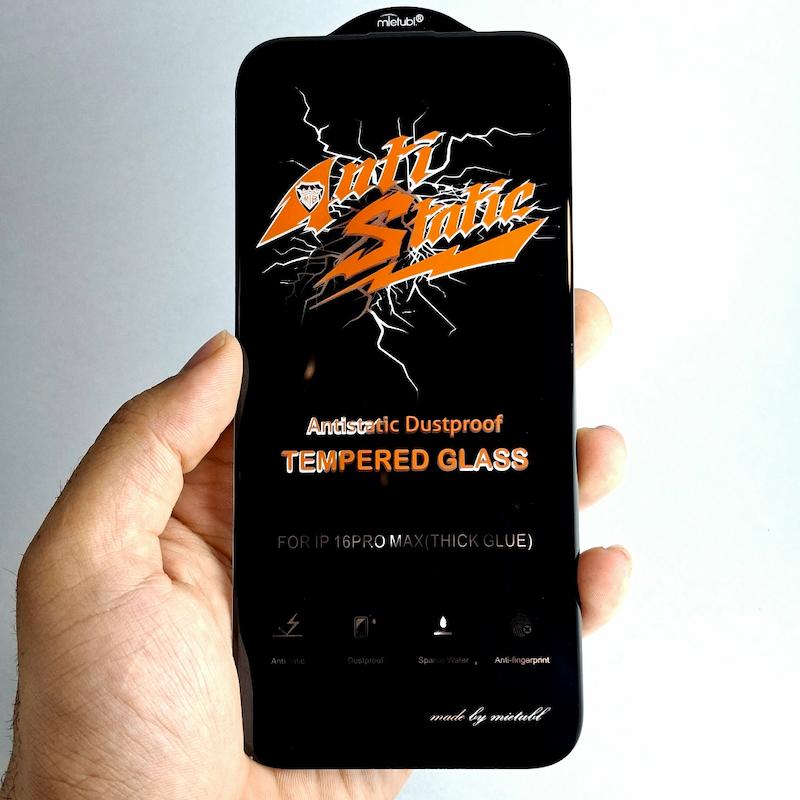 محافظ صفحه نمایش IPhone 16 Pro Max گلس AntiStatic اپل آیفون ۱۶ پرو مکس آنتی استاتیک میتوبل اورجینال