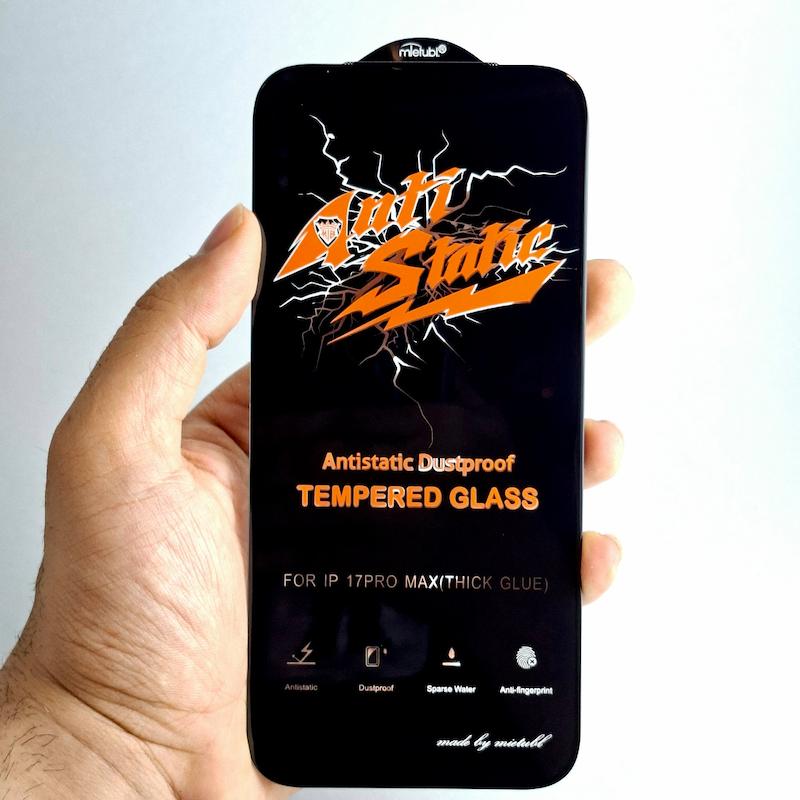 محافظ صفحه نمایش IPhone 17 Pro Max گلس AntiStatic اپل آیفون ۱۷ پرو مکس آنتی استاتیک میتوبل اورجینال