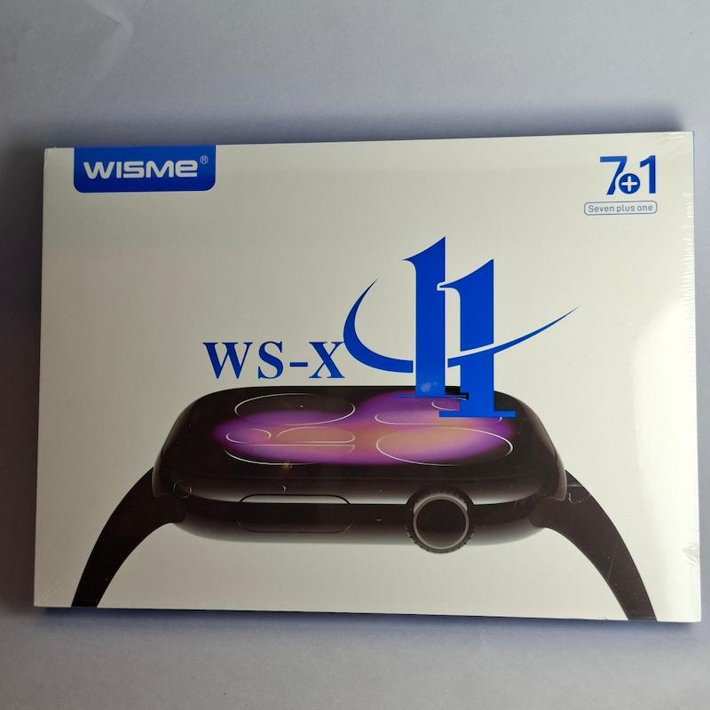 ساعت هوشمند ws - X11 ویزمی به همراه ۷ بند سیلیکونی سری ۱۰