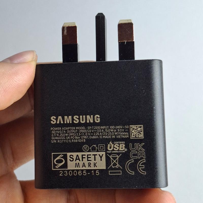 آداپتور شارژر سامسونگ ۲۵ وات اورجینال مدل EP-T2510 25W PD NFC