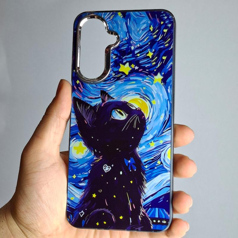 کاور Galaxy A17 / Galaxy A26 گربه ونگوگ سامسونگ گلگسی a 17 و a 26