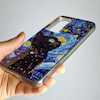 کاور Galaxy A55 گربه ونگوگ سامسونگ گلگسی a 55