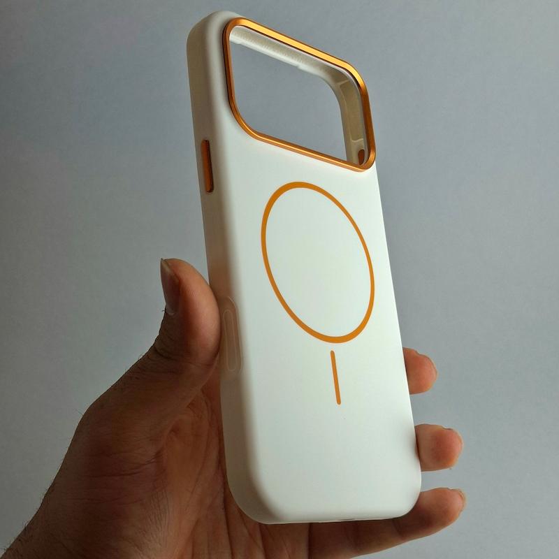 کاور سیلیکونی IPhone 18 Pro Max / IPhone 17 Pro Max مگسیف قوی اپل آیفون ۱۷ پرومکس و آیفون ۱۸ پرومکس اورجینال پاک کنی