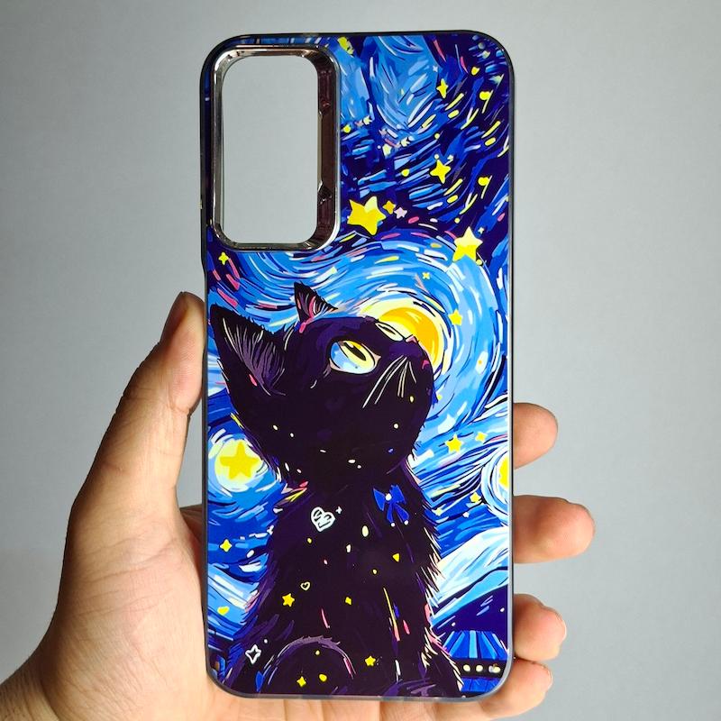 کاور Galaxy A24 گربه ونگوگ سامسونگ گلگسی a 24