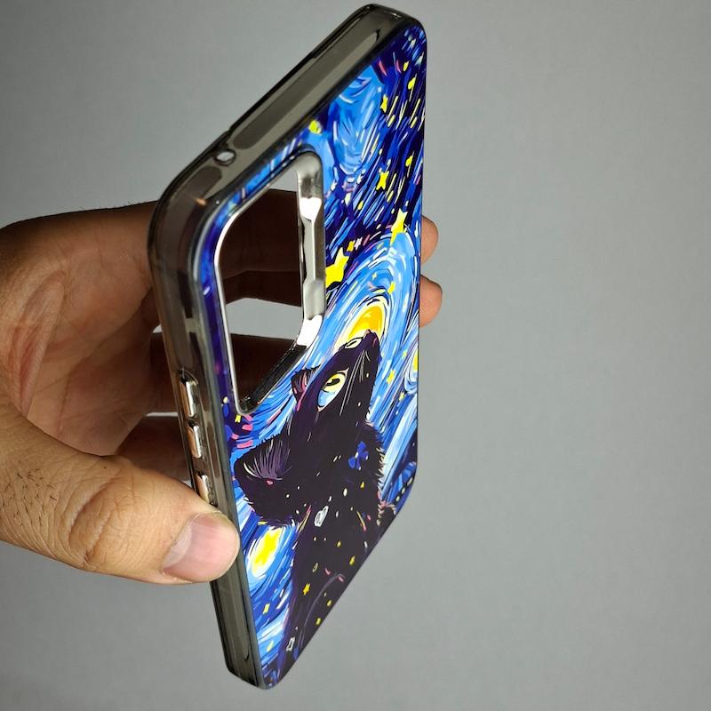 کاور Galaxy A34 گربه ونگوگ سامسونگ گلگسی a 34