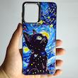 کاور Galaxy A22 4G گربه ونگوگ سامسونگ گلگسی a 22