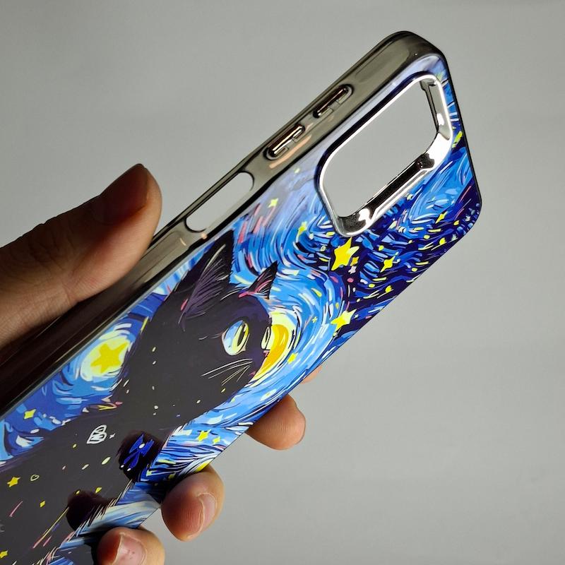 کاور Galaxy A12 گربه ونگوگ سامسونگ گلگسی a 12