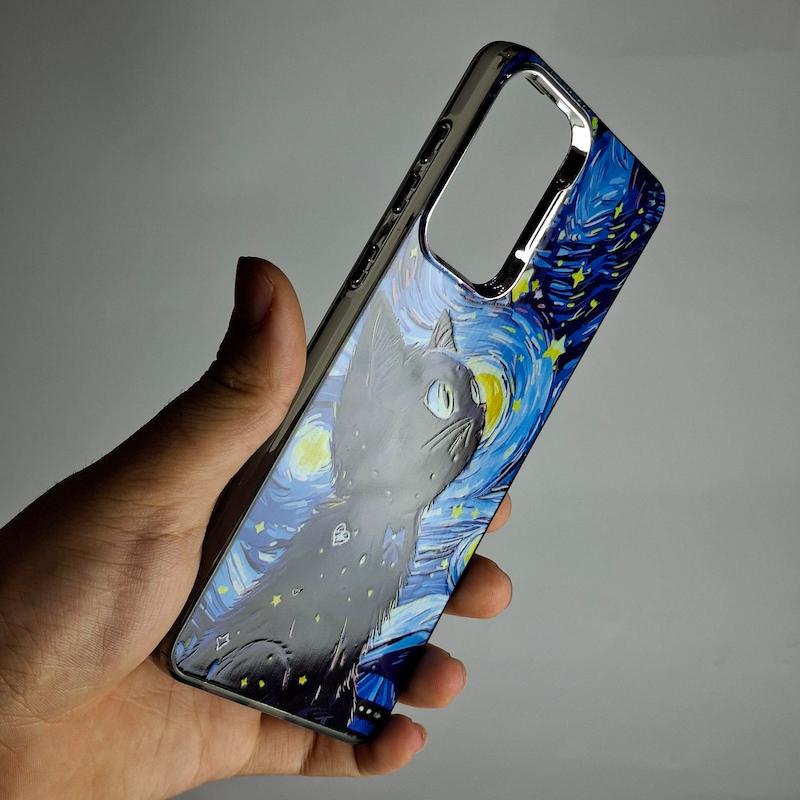 کاور Galaxy A73 گربه ونگوگ سامسونگ گلگسی a 73