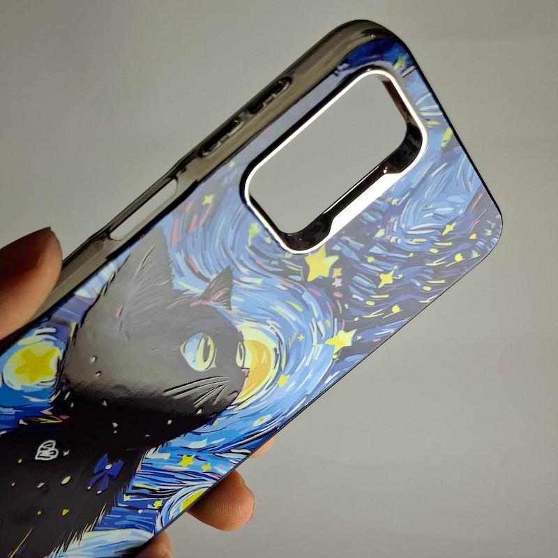 کاور Galaxy A13 گربه ونگوگ سامسونگ گلگسی a 13