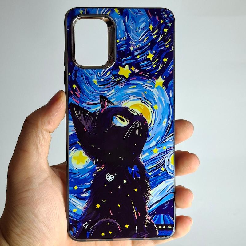 کاور Galaxy A51 گربه ونگوگ سامسونگ گلگسی a 51