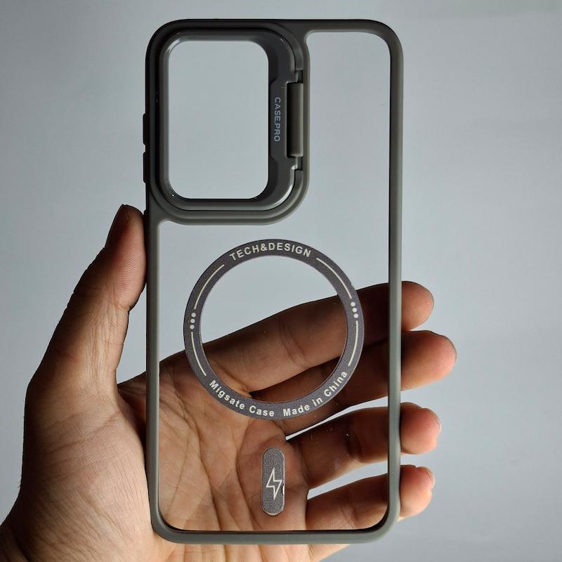 کاور Galaxy S23FE استند دار مگسیف ساپورت سامسونگ گلگسی s 23 fe