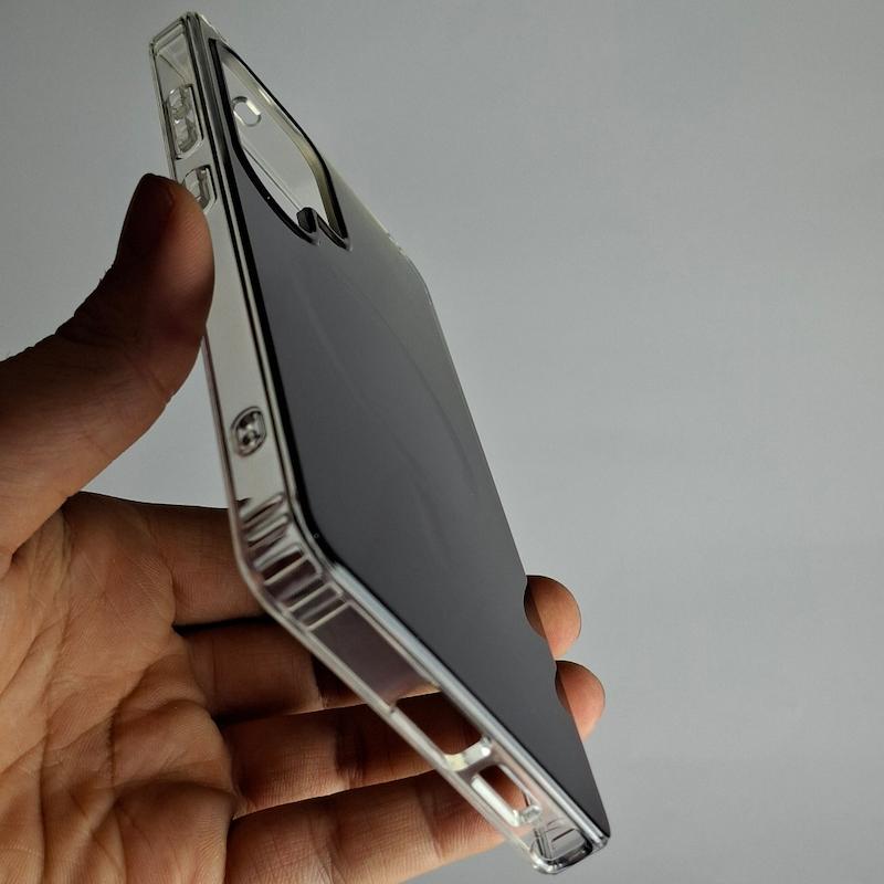 کاور Galaxy S25 Ultra متالیک هولوگرامی مگسیف ساپورت سامسونگ گلگسی s 25 اولترا