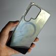 کاور Galaxy S25 Ultra متالیک هولوگرامی مگسیف ساپورت سامسونگ گلگسی s 25 اولترا