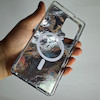 کاور Galaxy S25 Ultra متالیک هولوگرامی مگسیف ساپورت سامسونگ گلگسی s 25 اولترا