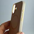 کاور سیلیکونی IPhone 17 مگسیف قوی اپل آیفون ۱۷ اورجینال پاک کنی