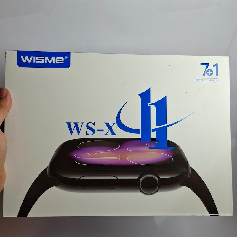 ساعت هوشمند ws - X11 ویزمی به همراه ۷ بند سیلیکونی سری ۱۰