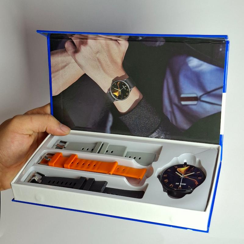 ساعت هوشمند ws - X78 ویزمی صفحه گرد به همراه ۳ بند سیلیکونی