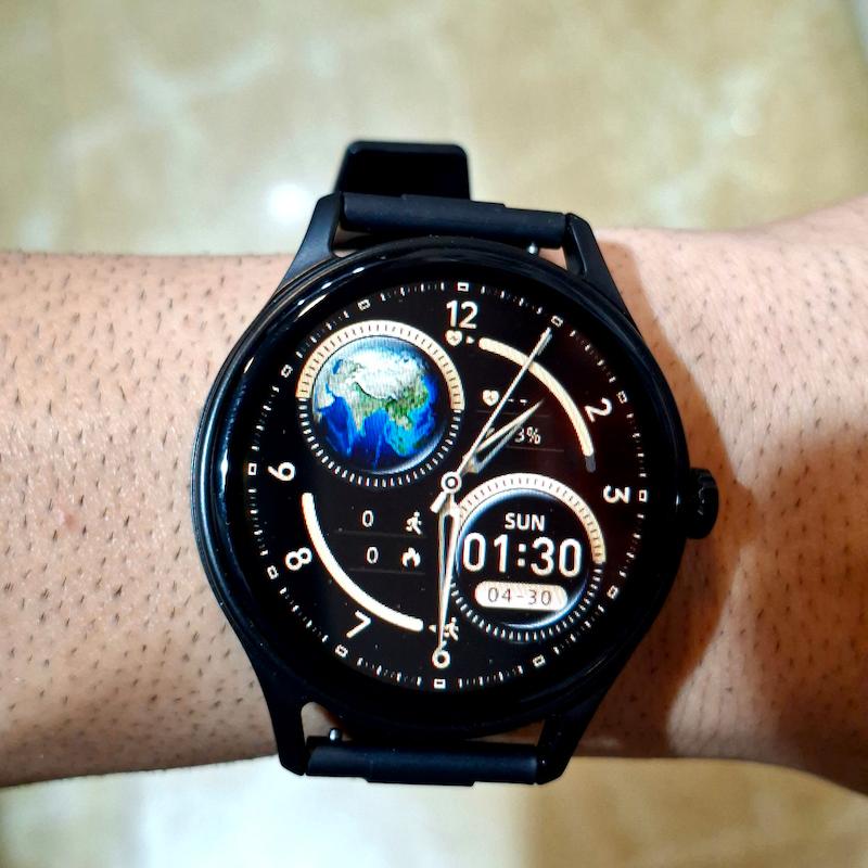 ساعت هوشمند ws - X78 ویزمی صفحه گرد به همراه ۳ بند سیلیکونی