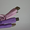 کابل شارژ Type-C to USB-A سیلیکونی فست شارژ کیفیت عالی فوق العاده انعطاف پذیر ۱ متری