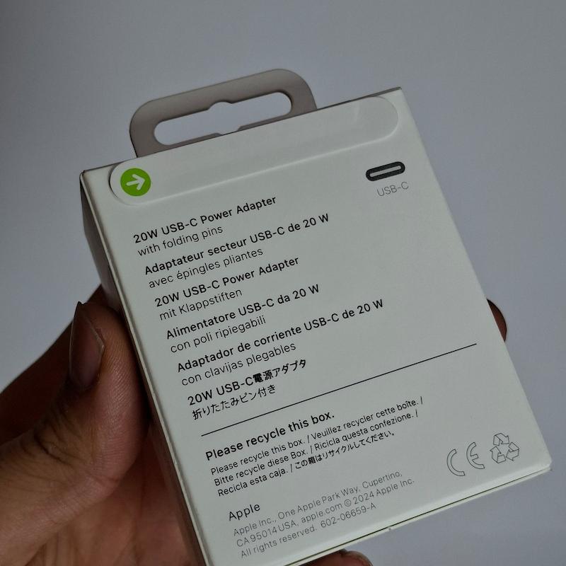 آداپتور شارژر اپل ۲۰ وات اورجینال Adapter 20W apple B/A NFC