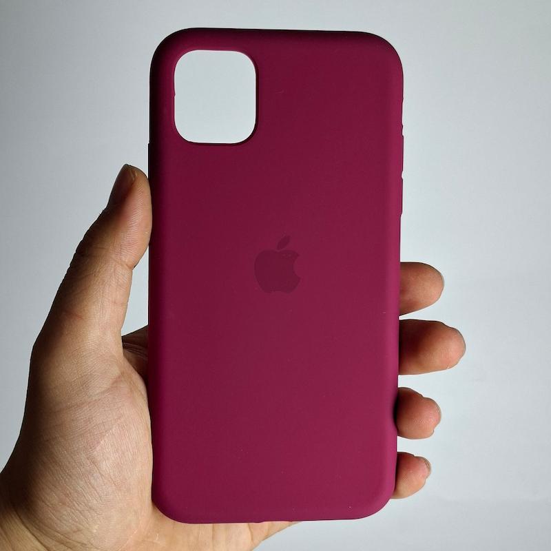 کاور IPhone 11 Pro Max سیلیکونی اورجینال پاک کنی اپل آیفون ۱۱ پرو مکس