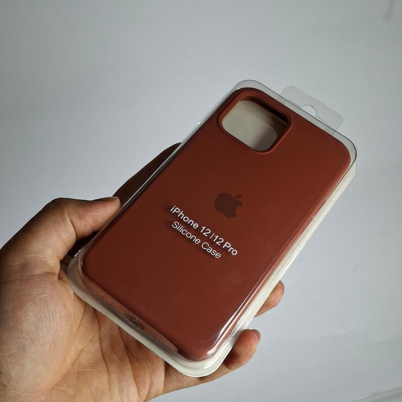 کاور IPhone 12 / IPhone 12 Pro سیلیکونی اورجینال پاک کنی اپل آیفون ۱۲ و ۱۲ پرو