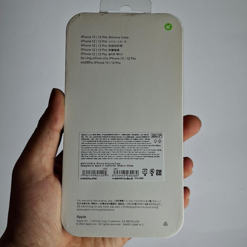 کاور IPhone 12 / IPhone 12 Pro سیلیکونی اورجینال پاک کنی اپل آیفون ۱۲ و ۱۲ پرو